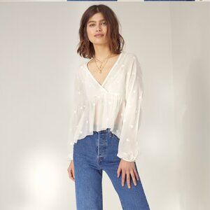 Aritzia - Sunday Best Aritzia Duet Long Sleeve Blouse